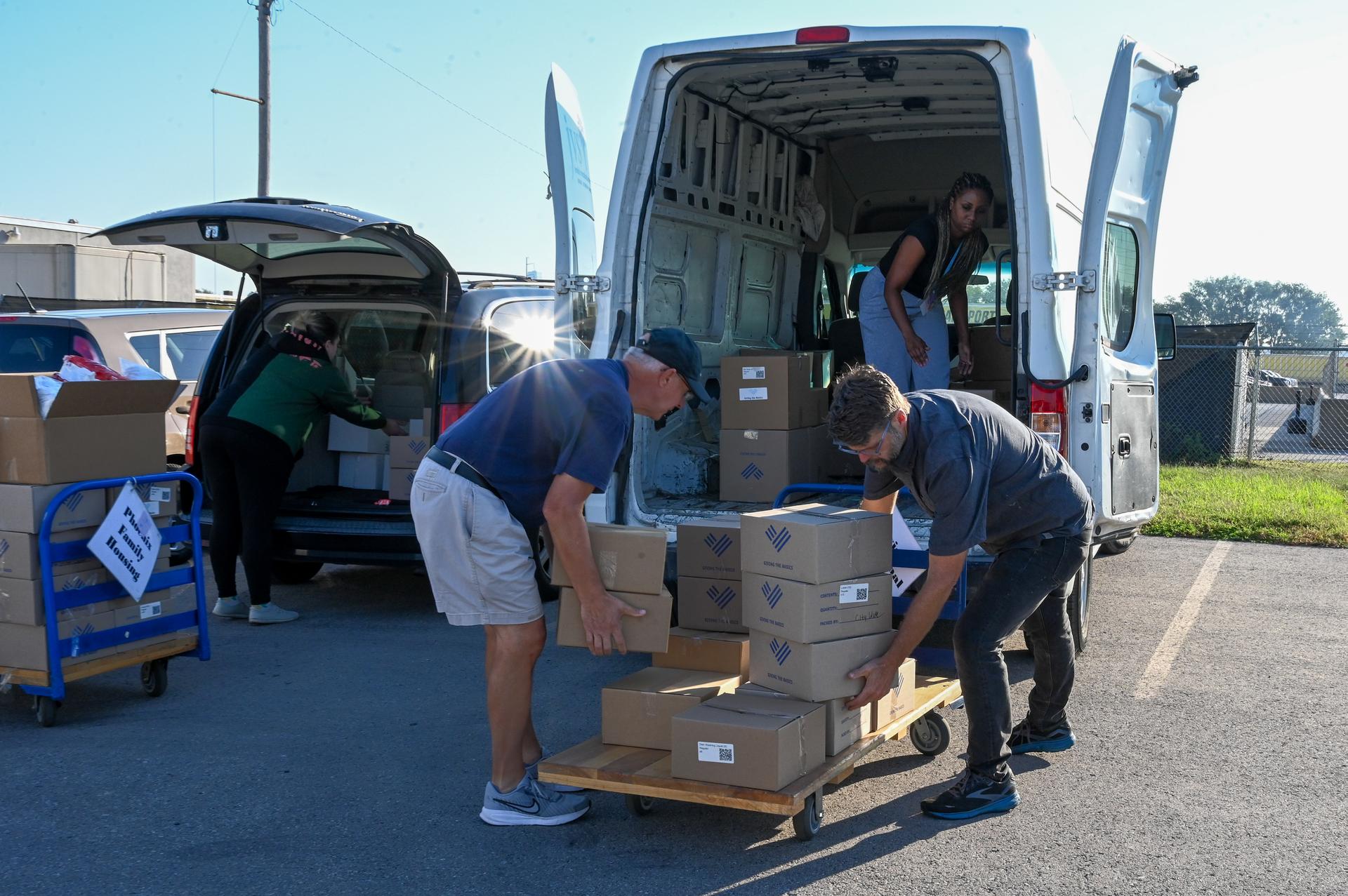 Nu Skin hygiene product donation