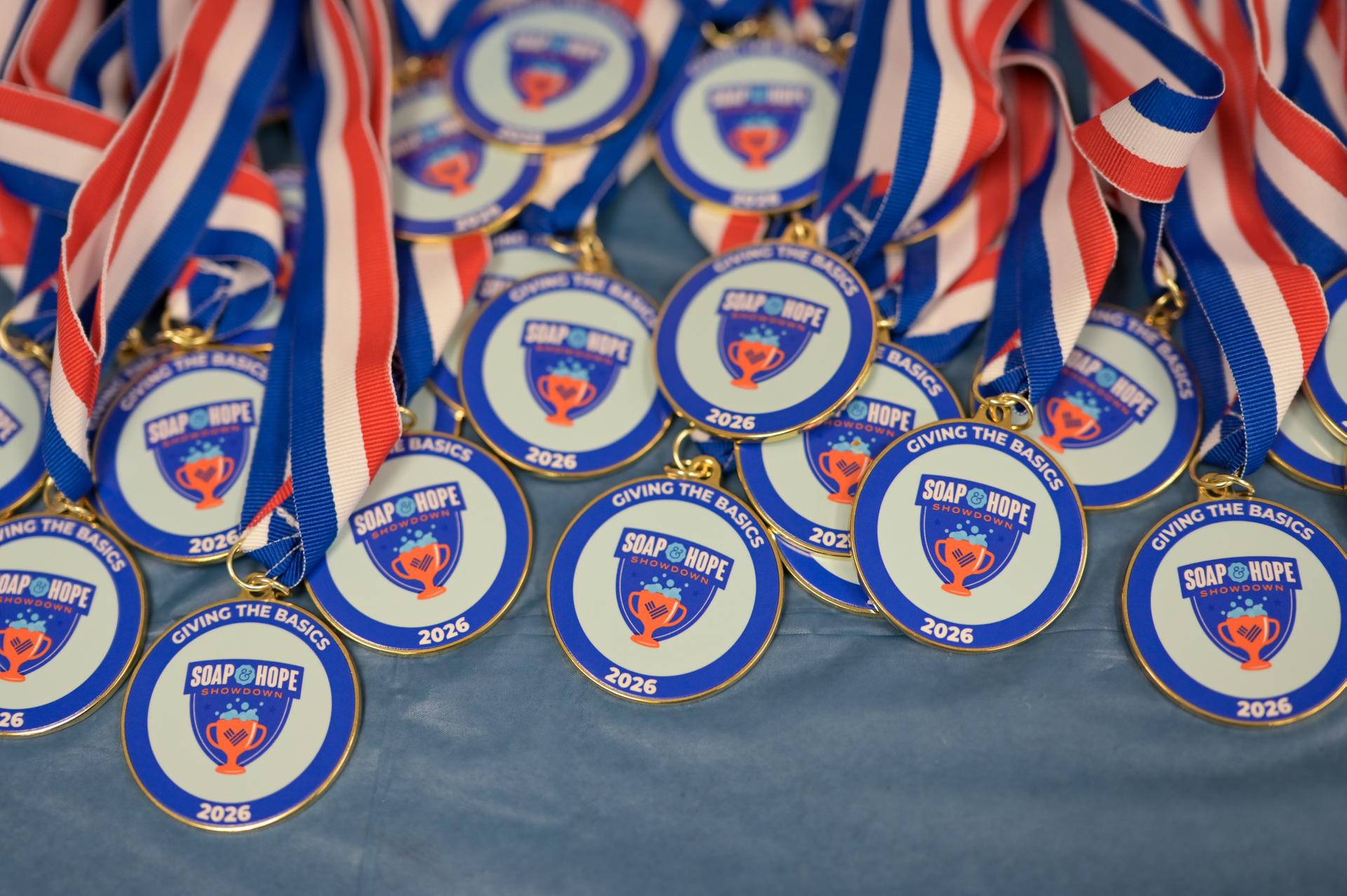 Soap & Hope Showdown medals