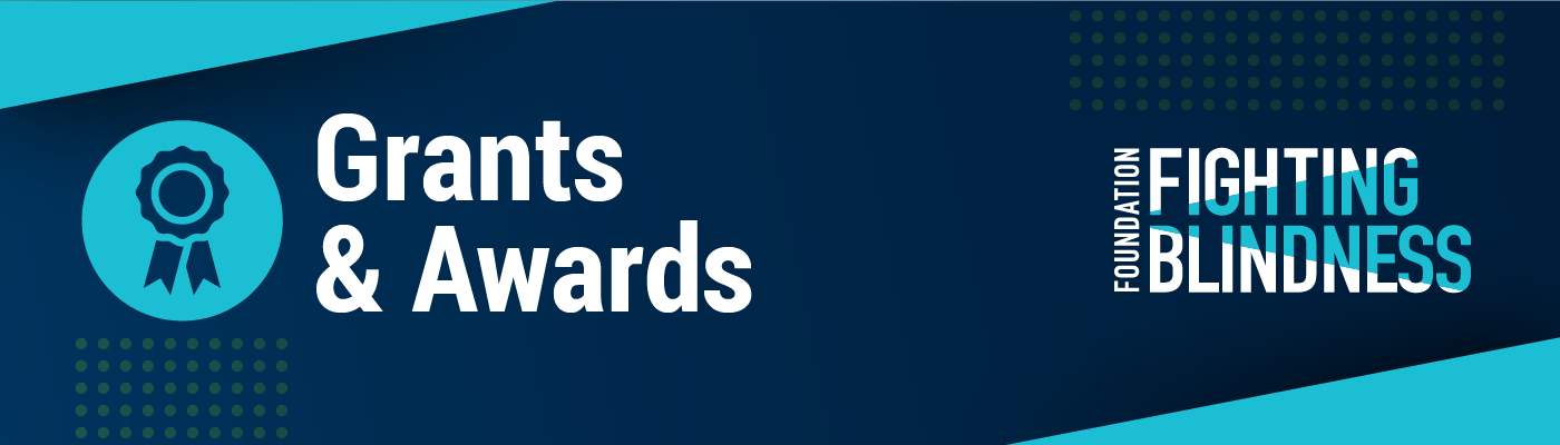 Grants & Awards header with Foundation Fighting Blindness beacon logo