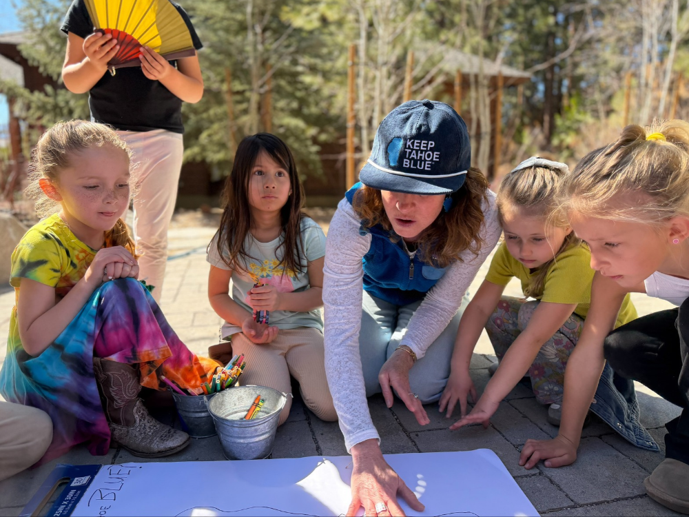 students learning at Keep Tahoe Blue Education Center