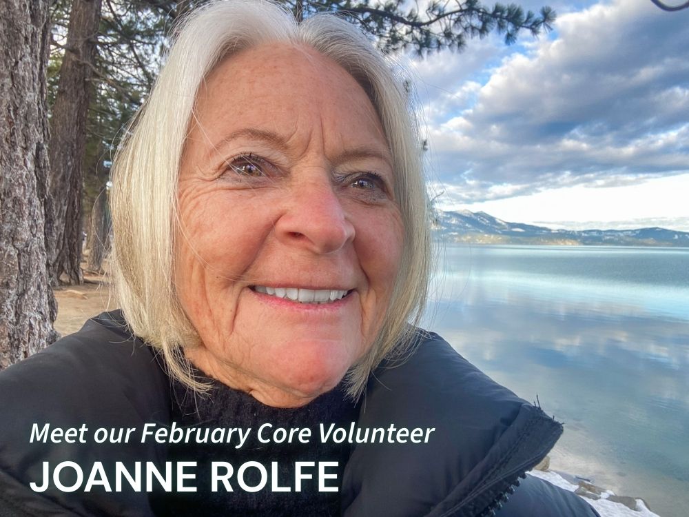 Image of featured Core Volunteer for the month of January.