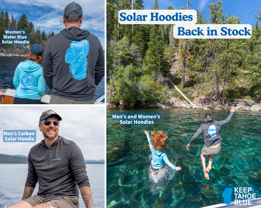 outdoor essentials from the Keep Tahoe Blue store