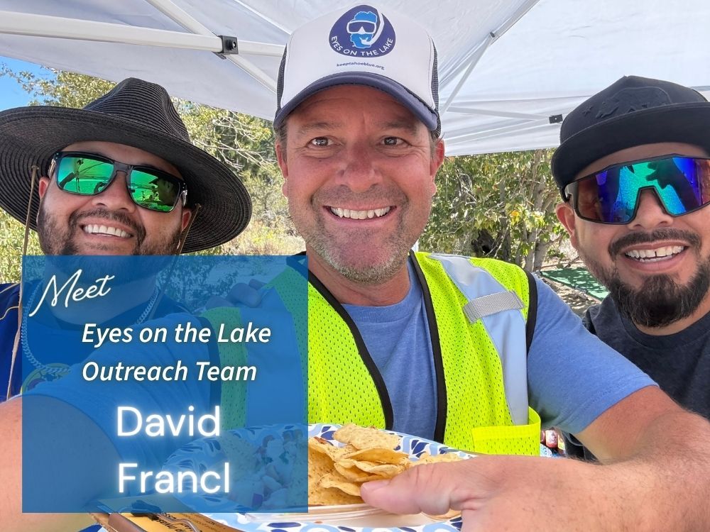 Image of our featured Eyes on the Lake Outreach Team volunteer, David Francl