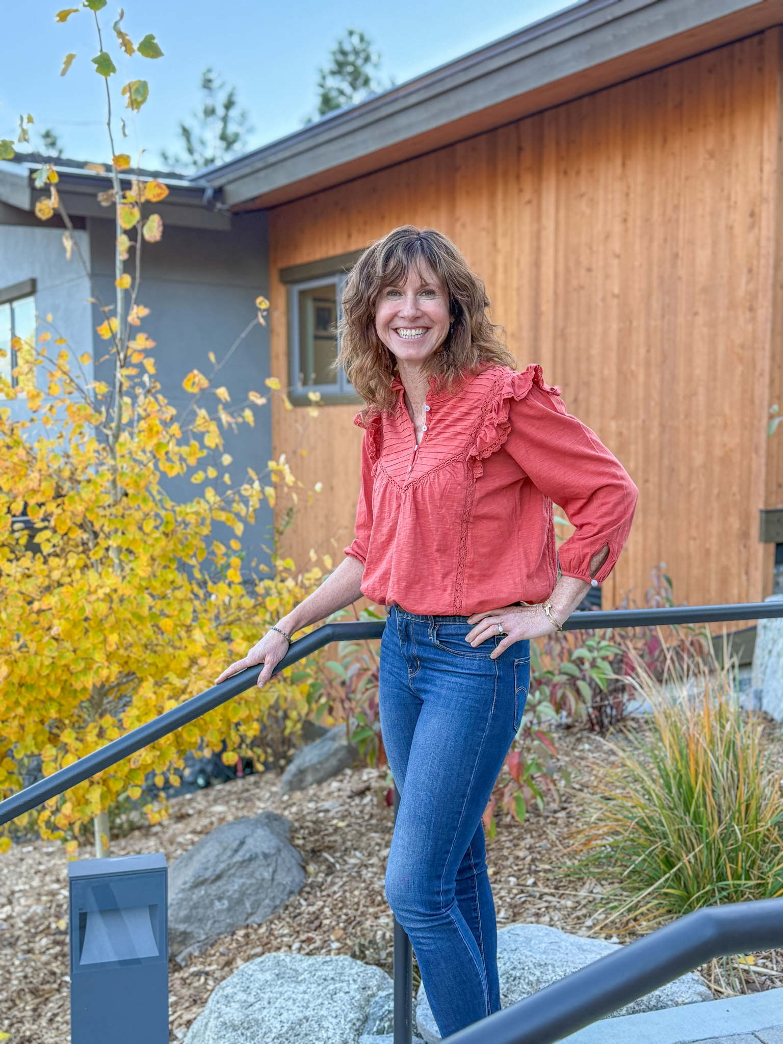 Image of our featured Tahoe Blue Crew Leader out on a trail cleanup. 