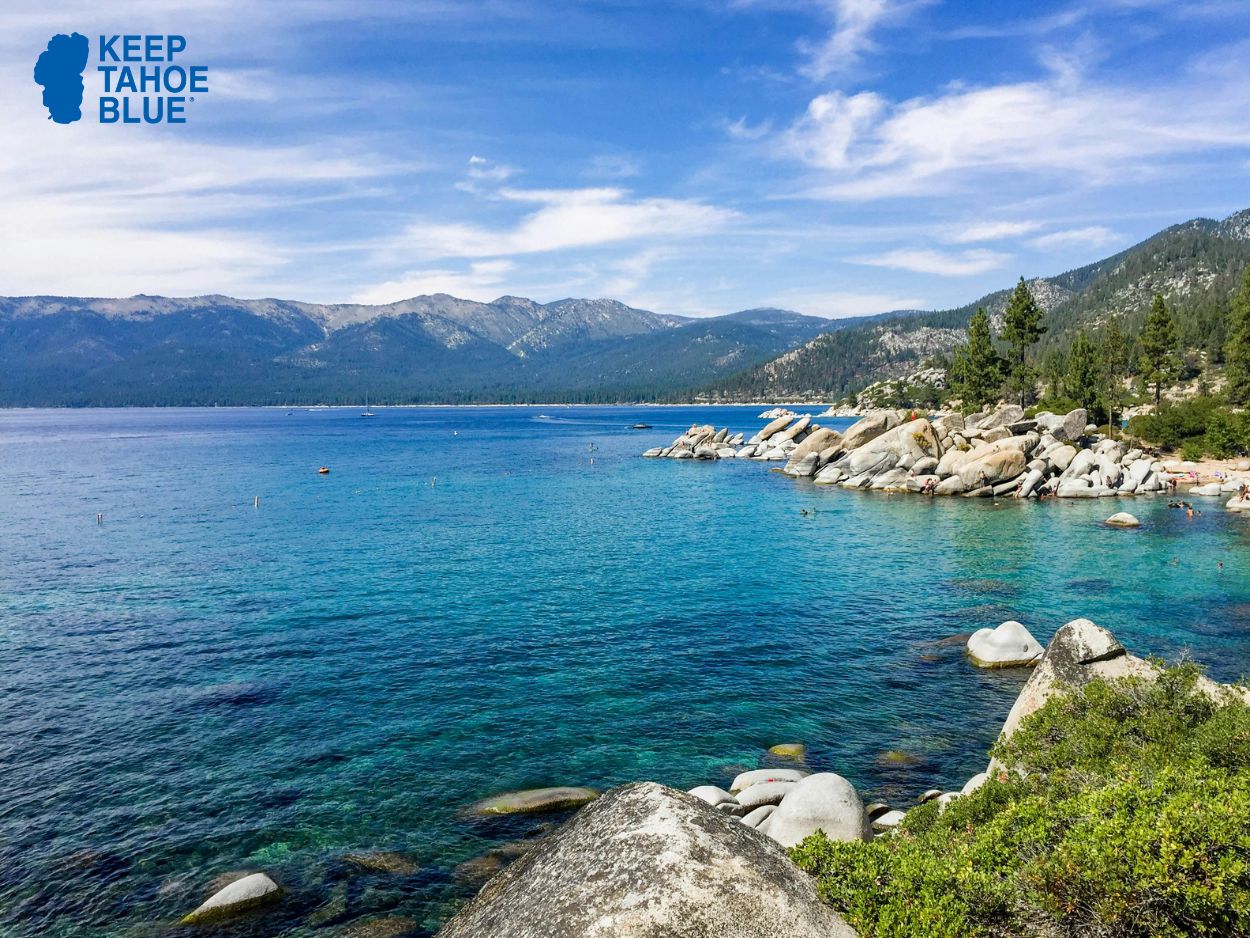 Lake Tahoe scenery from the shore