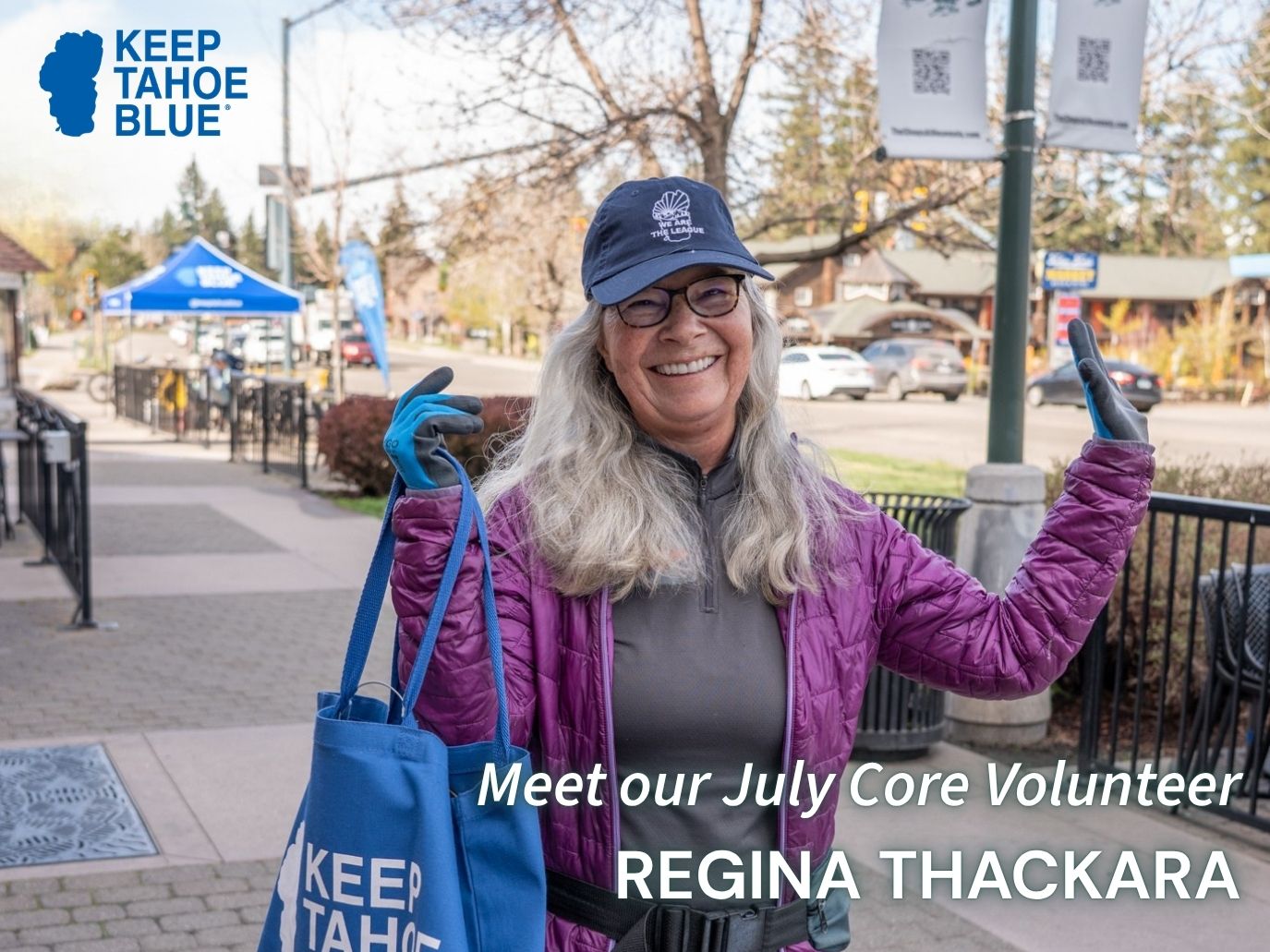 Image of our featured Core Volunteer, Regina Thackara