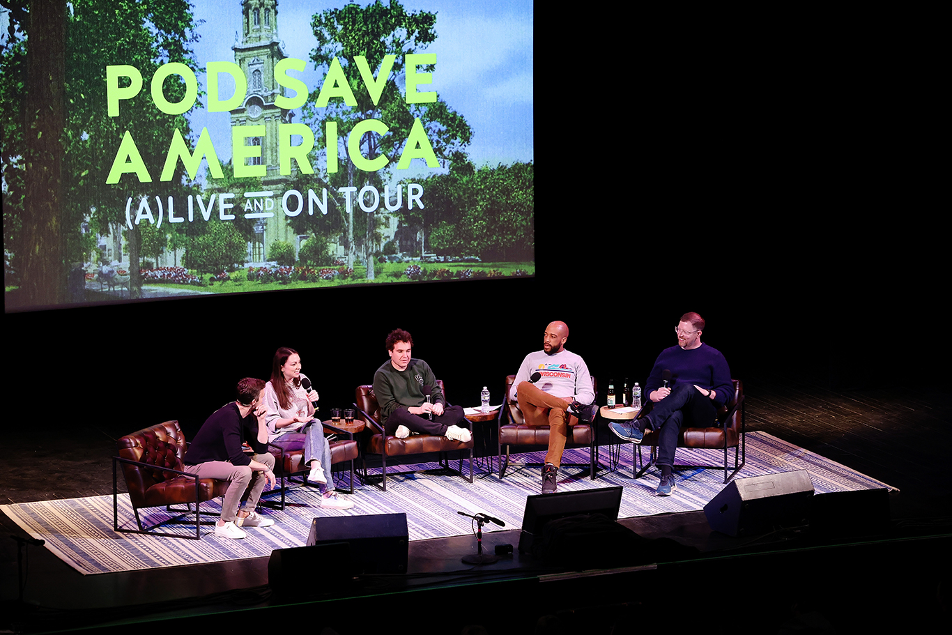 Pod Save America, a leading progressive podcast