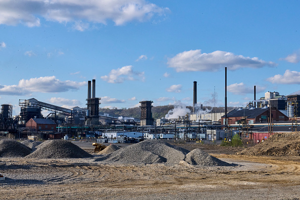 The US Steel Clairton Plant in Clairton, Pennsylvania