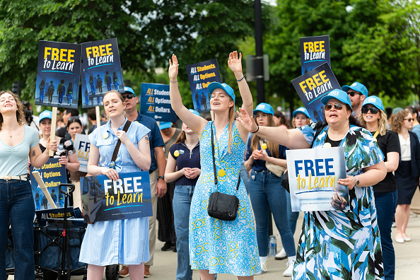 Oklahoma student group Free To Learn at Supreme Court ahead of oral arguments for religious charter school case Oklahoma student group Free To Learn at Supreme Court ahead of oral arguments for religious charter school case