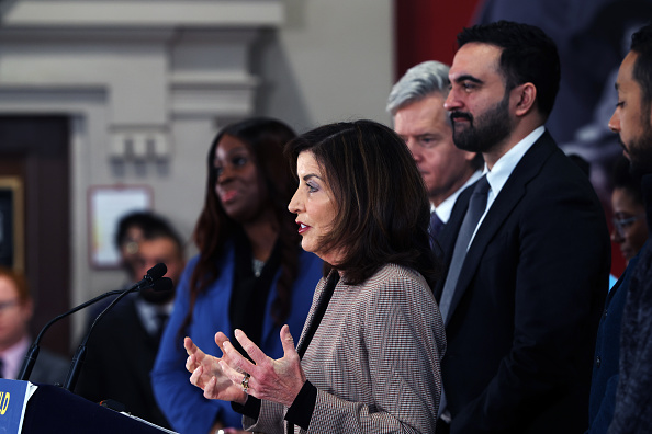 New York Governor Kathy Hochul and New York City Mayor Zohran Mamdani