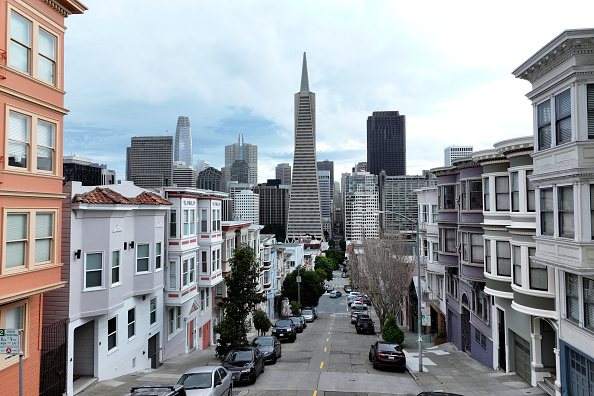  A view of buildings in San Francisco, California