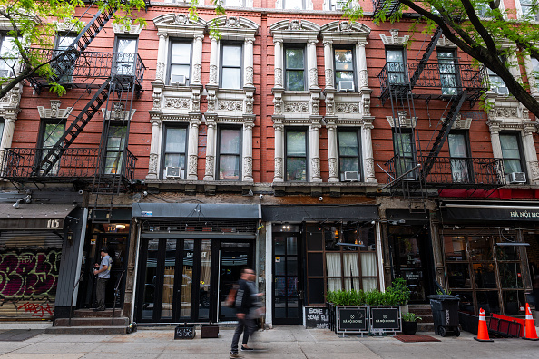 An apartment building in New York City 