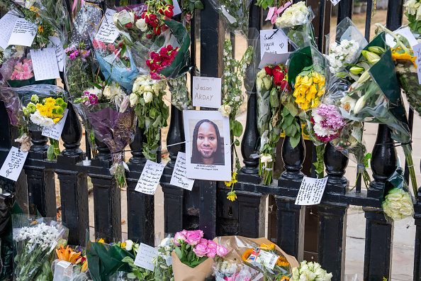 Flowers and cards for Jason Arday