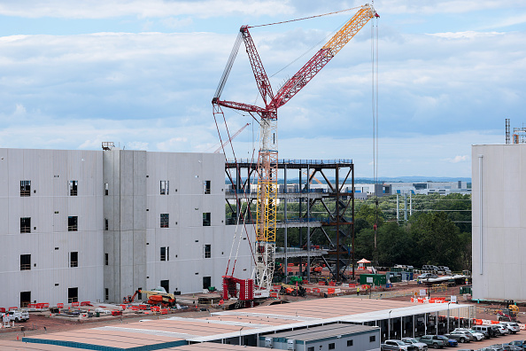 Construction on a new data center