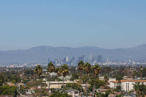 A view of Los Angeles