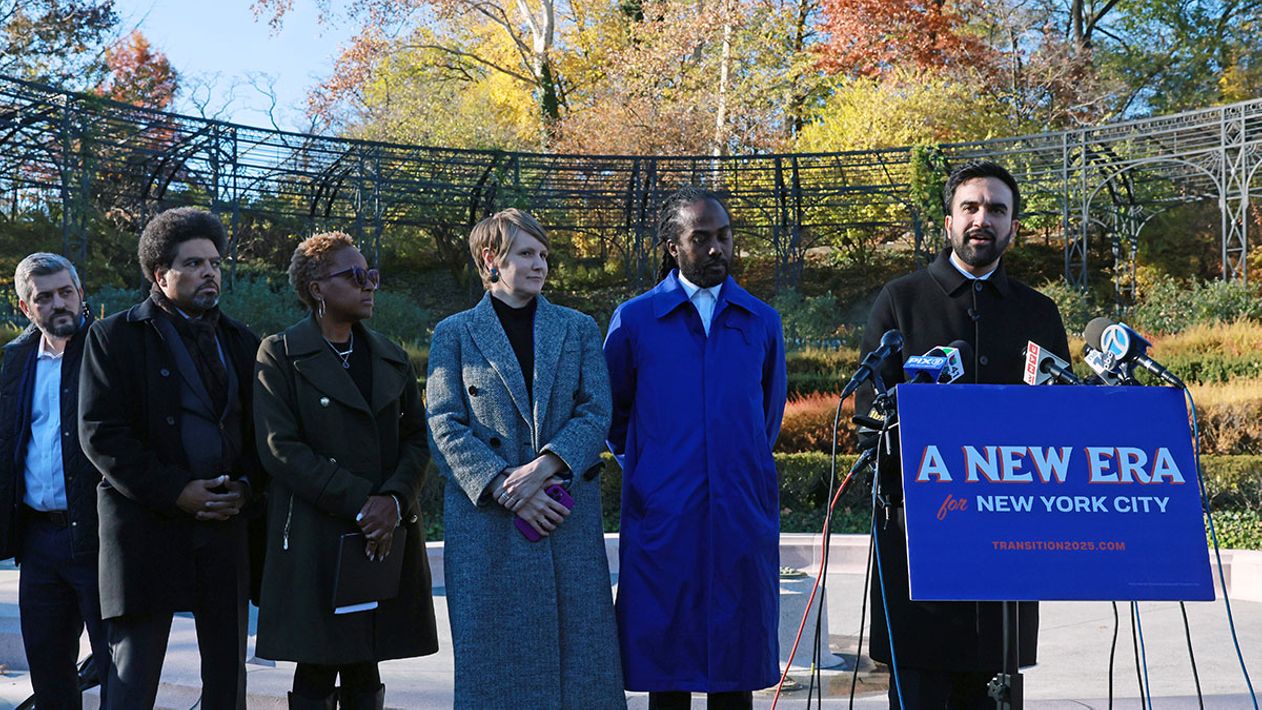 New York Mayor-Elect Mamdani Makes Transition Announcement In Harlem New York Mayor-Elect Mamdani Makes Transition Announcement In Harlem